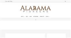 Desktop Screenshot of alabamapioneers.com
